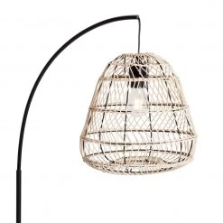 Habitat Rattan Arc Floor Lamp Cream And Black Lighting -lighting Sales Shop unnamed file 749