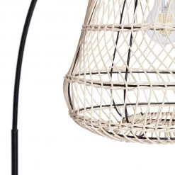 Habitat Rattan Arc Floor Lamp Cream And Black Lighting -lighting Sales Shop unnamed file 750