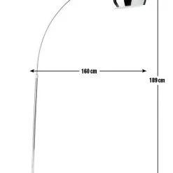 Habitat Nalone Arc Floor Lamp – Chrome & Marble Lighting -lighting Sales Shop unnamed file 779