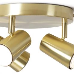 Habitat 3 Light Spotlight Plate Brass Lighting -lighting Sales Shop unnamed file 82