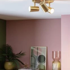 Habitat 3 Light Spotlight Plate Brass Lighting -lighting Sales Shop unnamed file 83