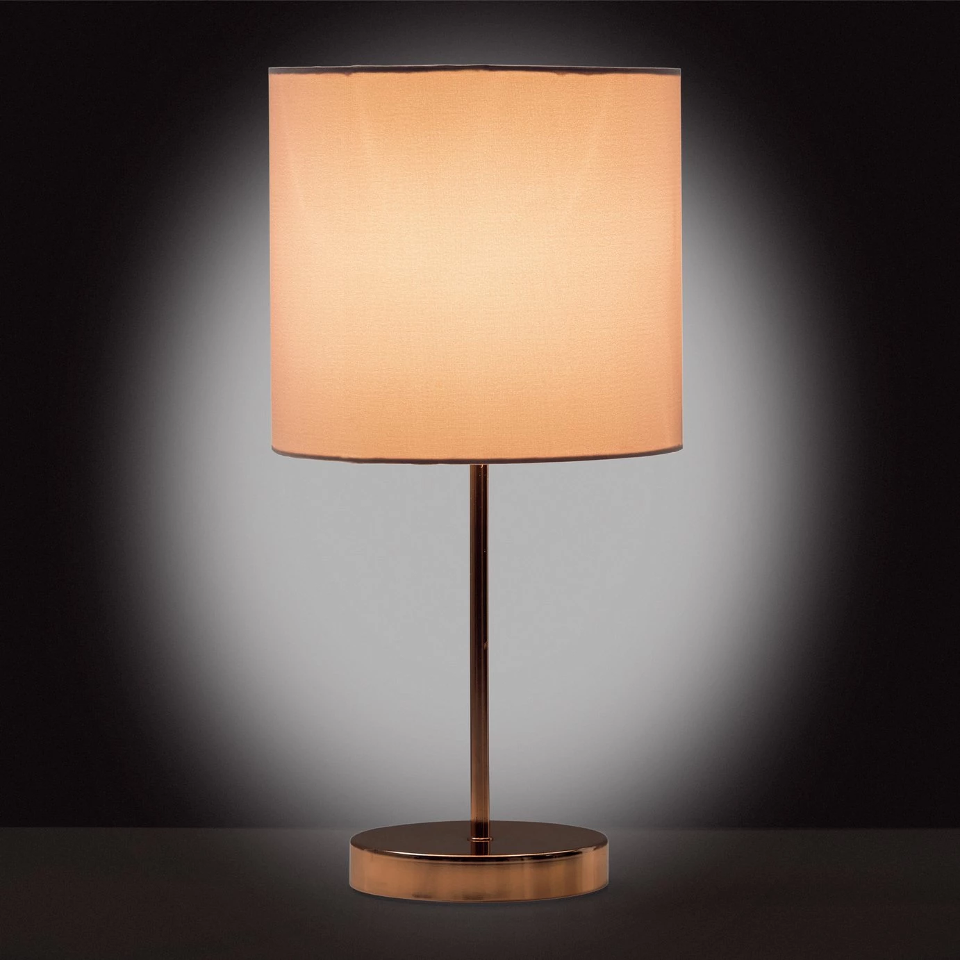 Habitat Satin Stick Table Lamp Rose Gold & Blush Pink Lighting 5 Habitat Satin Stick Table Lamp Rose Gold & Blush Pink Lighting - Image 3