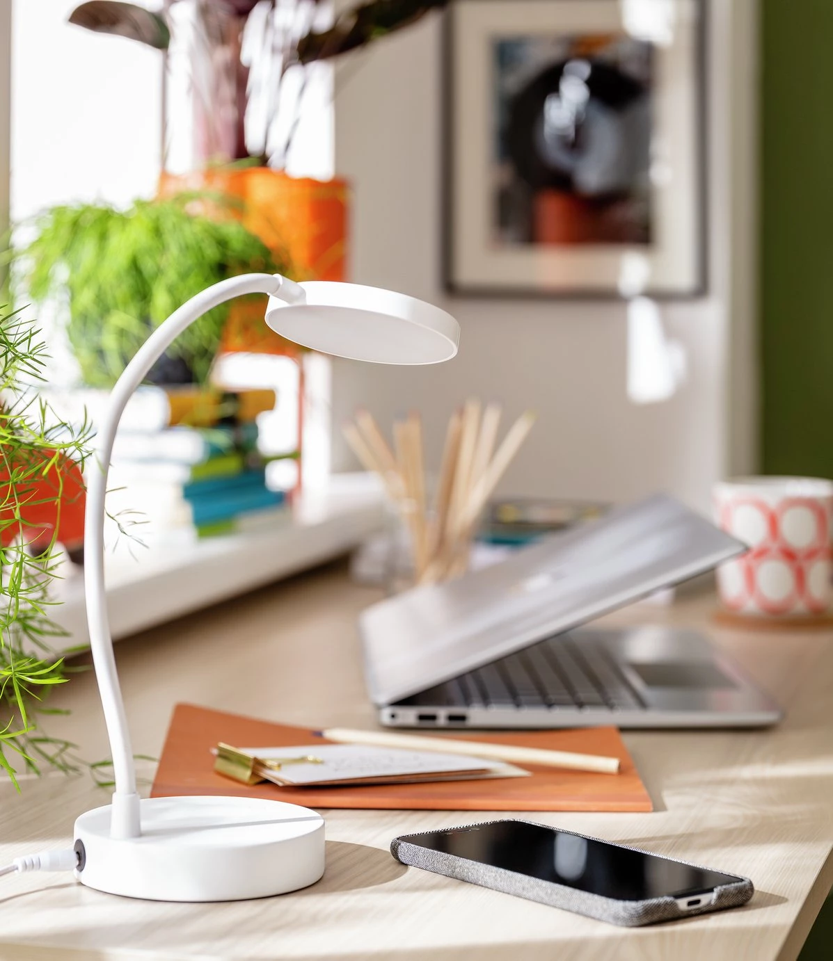 Habitat Mopsa LED Desk Lamp White Desk Lamps 11 Habitat Mopsa LED Desk Lamp White Desk Lamps - Image 9