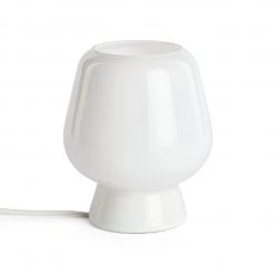 Habitat Lucetta Glass Table Lamp White Lighting