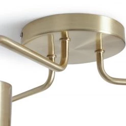 Habitat Rayner 3 Light Flush Ceiling Light Brass Lighting -lighting Sales Shop unnamed file 90
