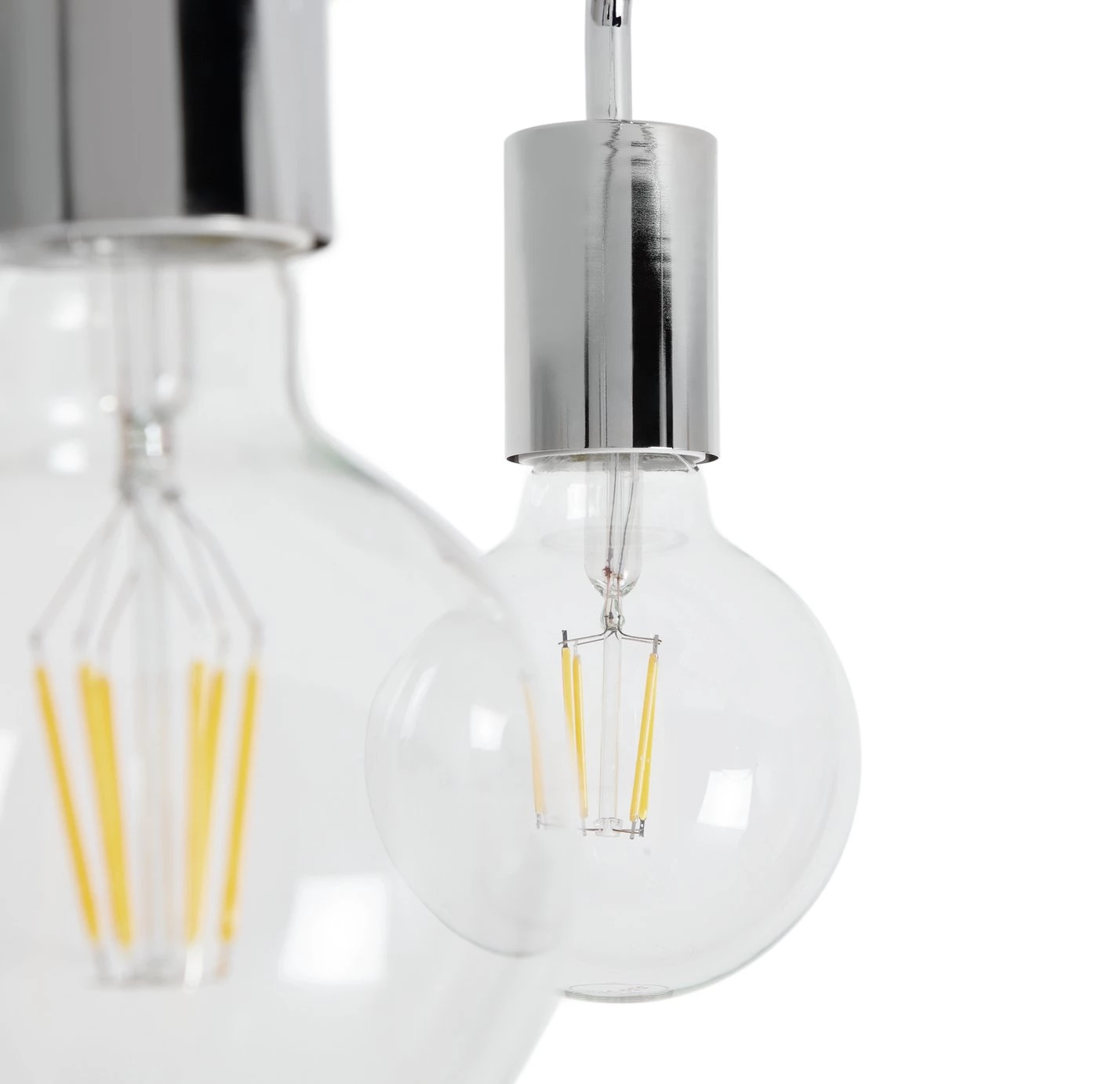 Habitat Rayner 3 Arm Flush To Ceiling Light Chrome Ceiling Lights 5 Habitat Rayner 3 Arm Flush To Ceiling Light Chrome Ceiling Lights - Image 3