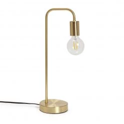 Habitat Rayner Table Lamp Brass Lighting