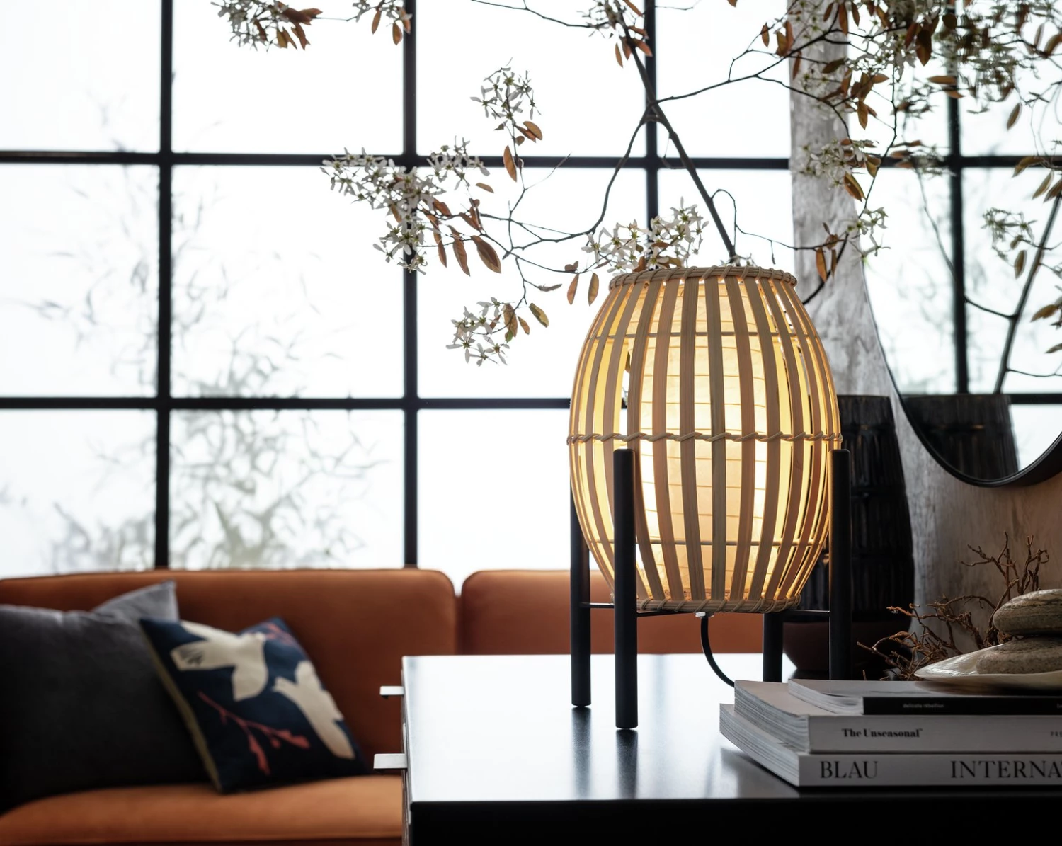 Habitat Aoki Bamboo Table Lamp Lighting 9 Habitat Aoki Bamboo Table Lamp Lighting - Image 7