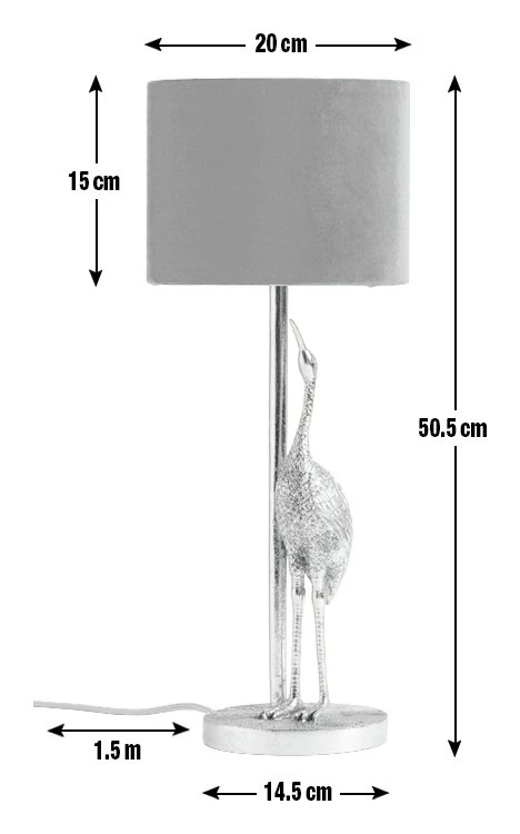 Habitat Japonica Crane Table Lamp Teal & Gold Table And Desk Lamps 11 Habitat Japonica Crane Table Lamp Teal & Gold Table And Desk Lamps - Image 9