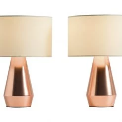Habitat Maya Pair Of Touch Table Lamps Copper & Cream Lighting 10 Habitat Maya Pair Of Touch Table Lamps Copper & Cream Lighting -lighting Sales Shop unnamed file 994